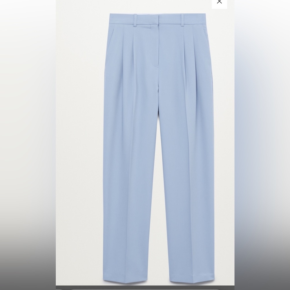 Mango Pleated Suit Pants